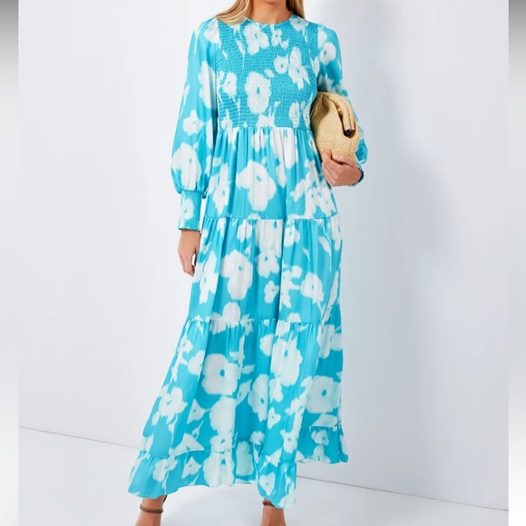 Turquoise Watercolor Floral Libby Dress
TUCKERNUCK - Picture 2 of 11